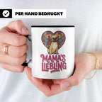 Französische Bulldogge Tasse mit Spruch Mama's Liebling, Fre – Schwarz [farbe:schwarz]
