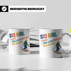Ski Girl Tasse lustig, Definition Skifahrerin Kaffeebecher,  – Weiß [farbe:weiß]