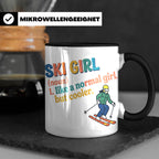 Ski Girl Tasse lustig, Definition Skifahrerin Kaffeebecher,  – Schwarz [farbe:schwarz]