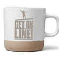 Slackline Tasse Get On Line - Lustiges Geschenk für Kletterer - Balanc – Bild 1