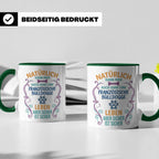 Französische Bulldogge Tasse mit Spruch Ohne Frenchie Leben  – Grün [farbe:grün]
