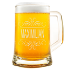 Personalisiertes Geschenk Bierkrüge – Elegantes Geschenk mit Wunschname, ideal für Männer, Geburtstage & besondere Anlässe