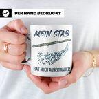 Querflöte Tasse Mein Stab hat mich auserwählt, lustiges Gesc – Weiß [farbe:weiß]