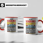 Schädlingsbekämpfer Tasse mit Spruch | Geschenk für Kammerjä – Rot [farbe:rot]