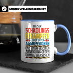 Schädlingsbekämpfer Tasse mit Spruch | Geschenk für Kammerjä – Blau [farbe:blau]