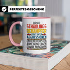 Schädlingsbekämpfer Tasse mit Spruch | Geschenk für Kammerjä – Rosa [farbe:rosa]