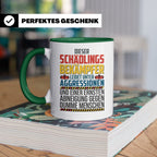 Schädlingsbekämpfer Tasse mit Spruch | Geschenk für Kammerjä – Grün [farbe:grün]