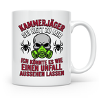 Kammerjäger Tasse lustig mit Spruch Schädlingsbekämpfer Kaff – Weiß [farbe:weiß]