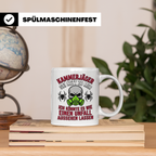 Kammerjäger Tasse lustig mit Spruch Schädlingsbekämpfer Kaff – Weiß [farbe:weiß]
