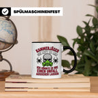 Kammerjäger Tasse lustig mit Spruch Schädlingsbekämpfer Kaff – Schwarz [farbe:schwarz]