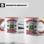 Kammerjäger Tasse lustig mit Spruch Schädlingsbekämpfer Kaff – Rot [farbe:rot]
