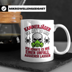 Kammerjäger Tasse lustig mit Spruch Schädlingsbekämpfer Kaff – Weiß [farbe:weiß]