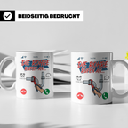 Klempner Tasse mit Spruch Die Rohre rufen an, Geschenk für I – Weiß [farbe:weiß]