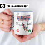 Klempner Tasse mit Spruch Die Rohre rufen an, Geschenk für I – Blau [farbe:blau]