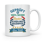 Schädlingsbekämpfer Tasse Geschenk für Kammerjäger, Bester d – Weiß [farbe:weiß]