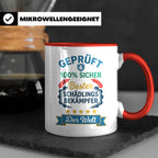 Schädlingsbekämpfer Tasse Geschenk für Kammerjäger, Bester d – Rot [farbe:rot]
