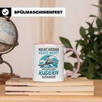 Ruderer Tasse mit Spruch Nur gut aussehen reicht nicht | Ges – Rosa [farbe:rosa]