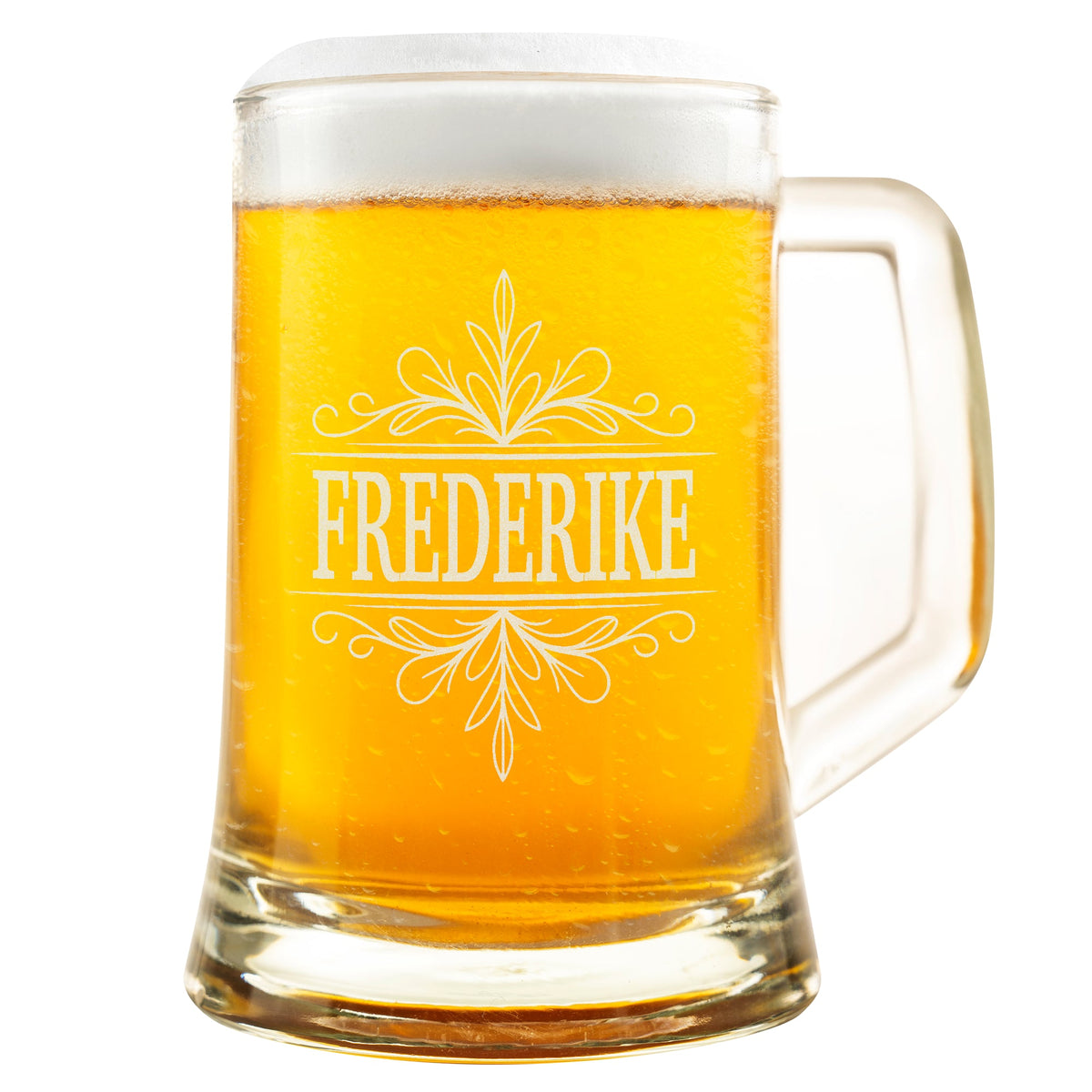 Personalisiertes Design Mit Wunschnamen Bierkrüge – Elegantes Geschenk mit Wunschname, ideal für Männer, Geburtstage & besondere Anlässe