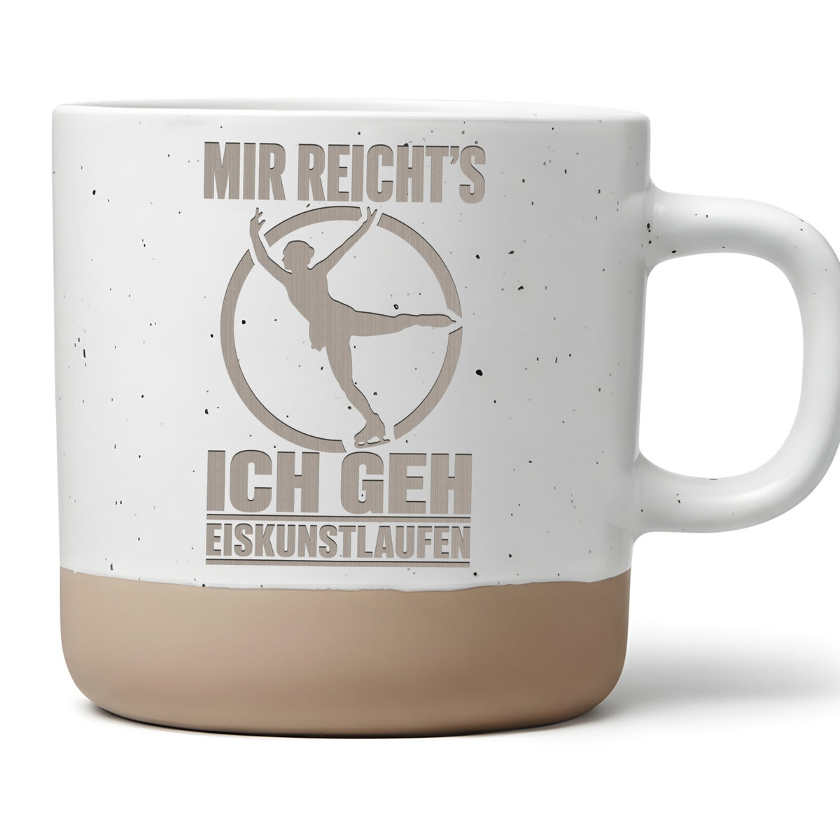 Eiskunstlauf Tasse Mir reicht's - Lustiges Geschenk für Eisläuferin -  – Bild 1