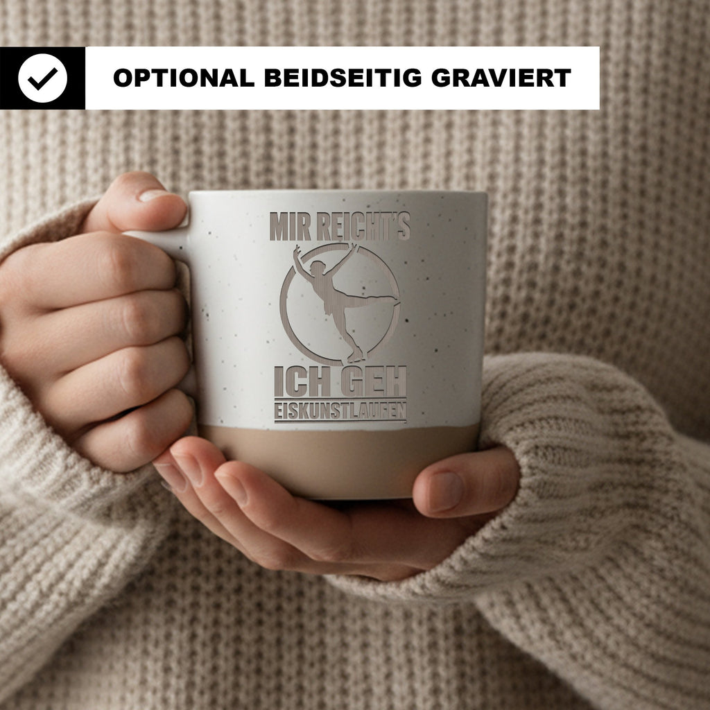Eiskunstlauf Tasse Mir reicht's - Lustiges Geschenk für Eisläuferin -  – Bild 2