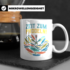 Paddeln Tasse mit Spruch Zeit zum Paddeln! Kajak Kanu Kaffee – Weiß [farbe:weiß]