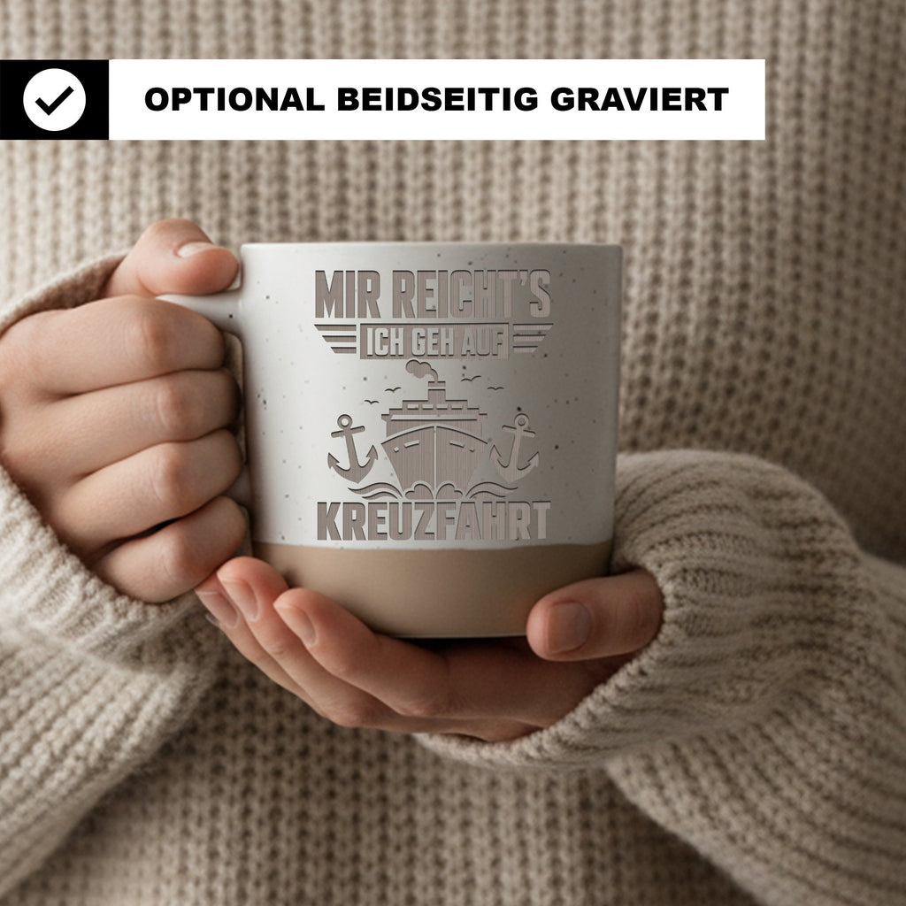 Kreuzfahrt Tasse Mir Reicht's Ich Geh Auf - Lustiges Geschenk für Reis – Bild 2
