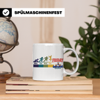 Kanu Tasse Wochenende Evolution Montag bis Freitag Bürohumor – Weiß [farbe:weiß]