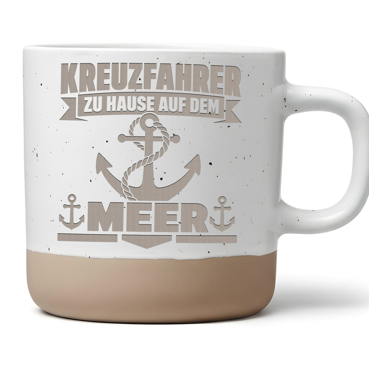 Kreuzfahrer Tasse Zu Hause auf dem Meer - Lustiges Geschenk für Urlaub – Bild 1