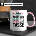 Abschiedsgeschenk Katze Tasse - Alles was ich zum Abschied bekam war diese doofe Tasse - Büro Kollegen Geschenkidee mit Katzen Motiv