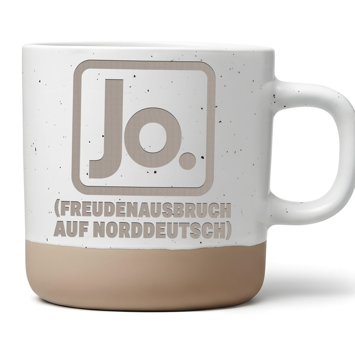 Jo Tasse Freudenausbruch auf Norddeutsch - Lustiges Geschenk für Küste – Bild 1