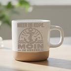 Anker Tasse Meer im Kope Moin Herzen - Geschenk für Norddeutsche - Mar – Bild 6