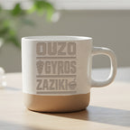 Gyros Tasse Ouzo Zaziki - Lustiges Geschenk für Griechenland Fans - Gr – Bild 6