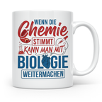 Chemie Biologie Tasse mit Spruch für Wissenschaftler, Chemik – Weiß [farbe:weiß]