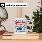 Chemie Biologie Tasse mit Spruch für Wissenschaftler, Chemik – Weiß [farbe:weiß]