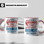 Chemie Biologie Tasse mit Spruch für Wissenschaftler, Chemik – Rosa [farbe:rosa]