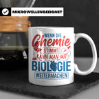 Chemie Biologie Tasse mit Spruch für Wissenschaftler, Chemik – Weiß [farbe:weiß]