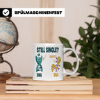Biologie Witz Tasse DNA RNA Still Single Spruch lustiges Gen – Weiß [farbe:weiß]