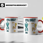 Biologie Witz Tasse DNA RNA Still Single Spruch lustiges Gen – Rot [farbe:rot]