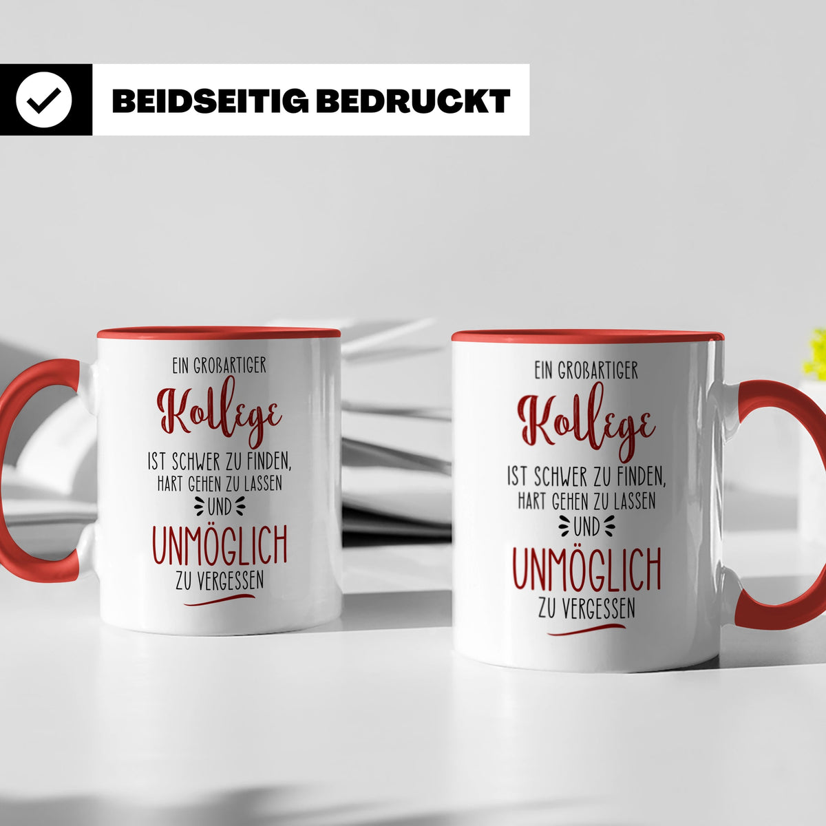 Kollege Unmöglich Tasse - Geschenkidee Büro, Job Kollegen, Sarkasmus Spruch, Wichteln, Abschiedsgeschenk Kollegin - Bürotasse lustig