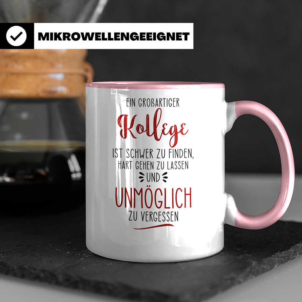 Kollege Unmöglich Tasse - Geschenkidee Büro, Job Kollegen, Sarkasmus Spruch, Wichteln, Abschiedsgeschenk Kollegin - Bürotasse lustig