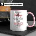 Kollege Unmöglich Tasse - Geschenkidee Büro, Job Kollegen, Sarkasmus Spruch, Wichteln, Abschiedsgeschenk Kollegin - Bürotasse lustig