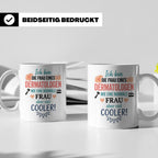 Frau eines Dermatologen Tasse mit Spruch | Geschenk für Haut – Weiß [farbe:weiß]