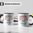 Frau eines Dermatologen Tasse mit Spruch | Geschenk für Haut – Schwarz [farbe:schwarz]