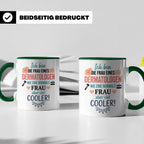 Frau eines Dermatologen Tasse mit Spruch | Geschenk für Haut – Grün [farbe:grün]