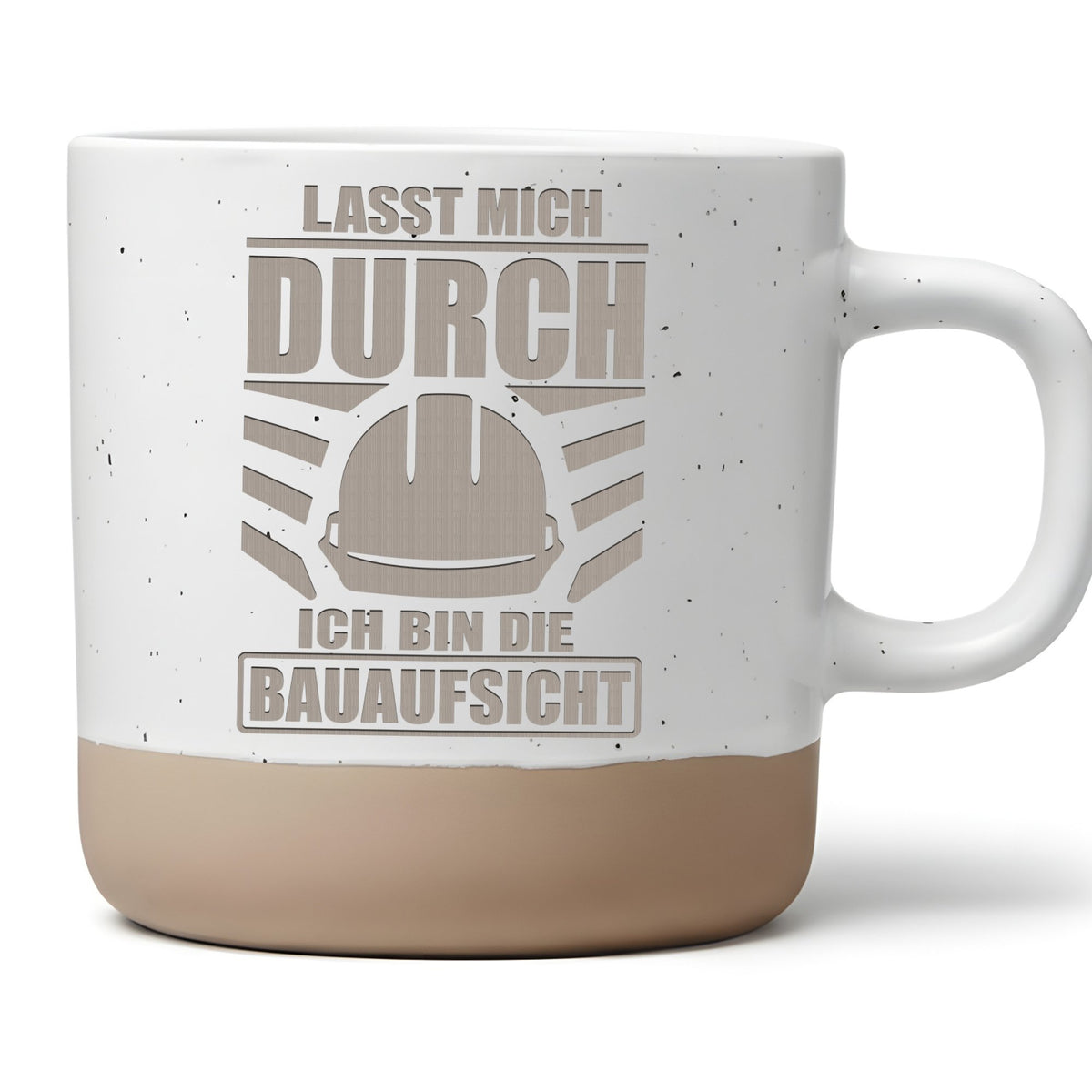 Bauaufsicht Tasse Lasst Mich Durch - Lustiges Geschenk für Bauleiter - – Bild 1