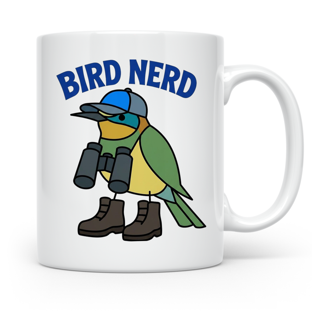 Bird Nerd Tasse für Vogelbeobachter, lustiges Birder Geschen – Weiß [farbe:weiß]