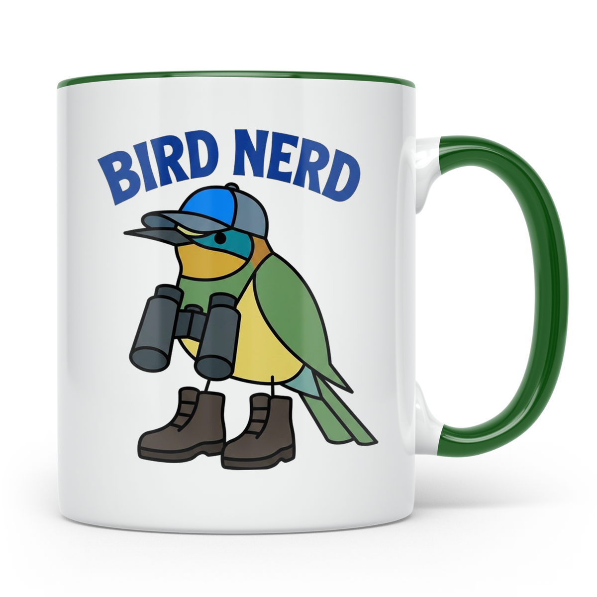 Bird Nerd Tasse für Vogelbeobachter, lustiges Birder Geschen – Grün [farbe:grün]