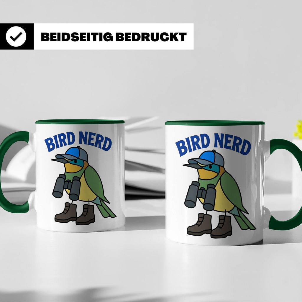 Bird Nerd Tasse für Vogelbeobachter, lustiges Birder Geschen – Grün [farbe:grün]