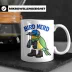 Bird Nerd Tasse für Vogelbeobachter, lustiges Birder Geschen – Weiß [farbe:weiß]