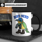 Bird Nerd Tasse für Vogelbeobachter, lustiges Birder Geschen – Schwarz [farbe:schwarz]